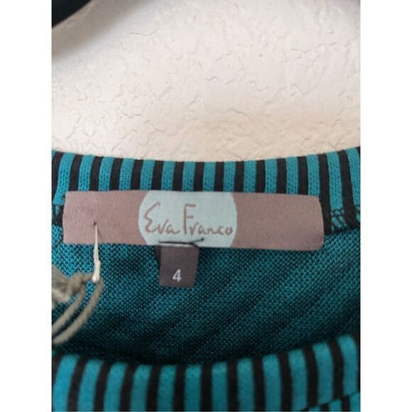 NWT Eva Franco Fifi Brita Stripe Top - Picture 4 of 5